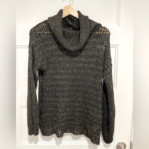 Made In Italy Black and Gold Sweater